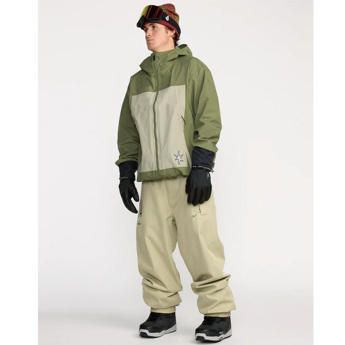 25-26 VOLCOM ARTHUR 3L JACKET DKO-DARK OLIVE 25-26