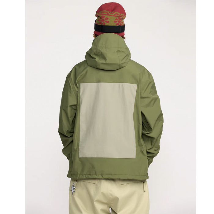 25-26 VOLCOM ARTHUR 3L JACKET DKO-DARK OLIVE 25-26