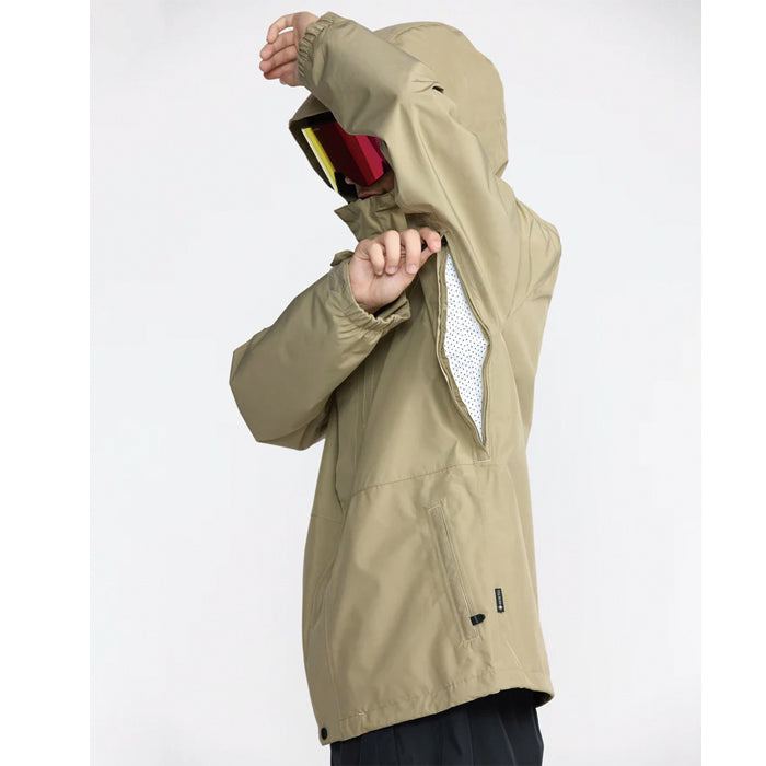 25-26 VOLCOM DUA GORE-TEX JACKET MSG-MOSS GREEN 25-26