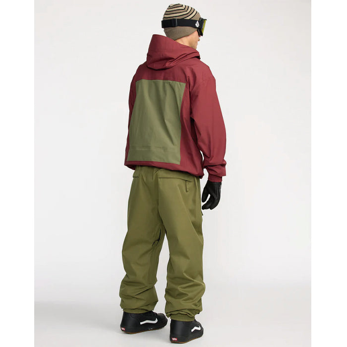 25-26 VOLCOM ARTHUR 3L JACKET BTR-BURNT RED 25-26
