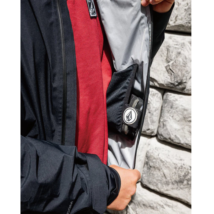 25-26 VOLCOM TESTER 3L GORE-TEX JACKET BLK-BLACK 25-26