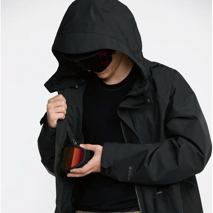 25-26 VOLCOM DUA GORE-TEX JACKET BLK-BLACK 25-26