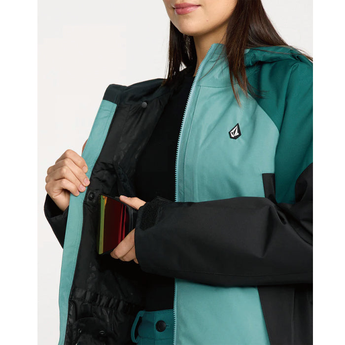 25-26 VOLCOM AGATE INS JACKET ATB-ARCTIC BLUE 25-26