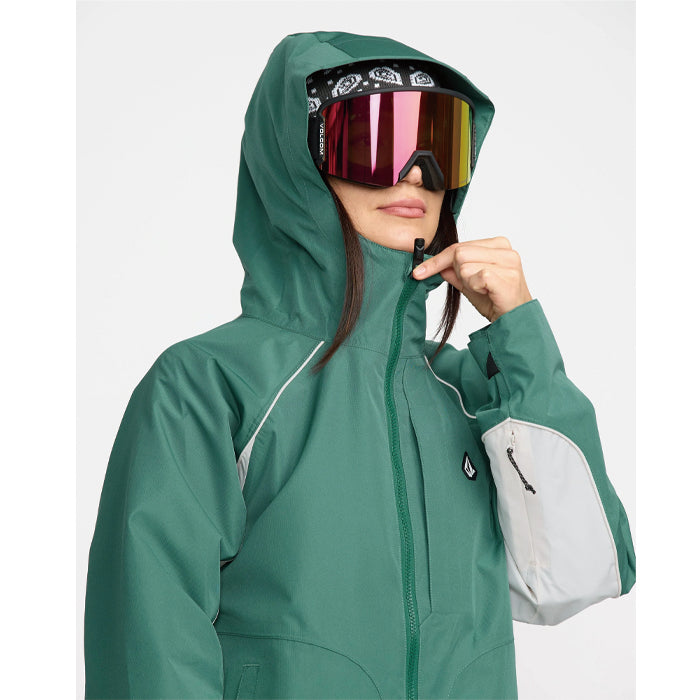 25-26 VOLCOM STONE SMOKESHOW 20K JACKET SUG-SPRUCE GREEN 25-26