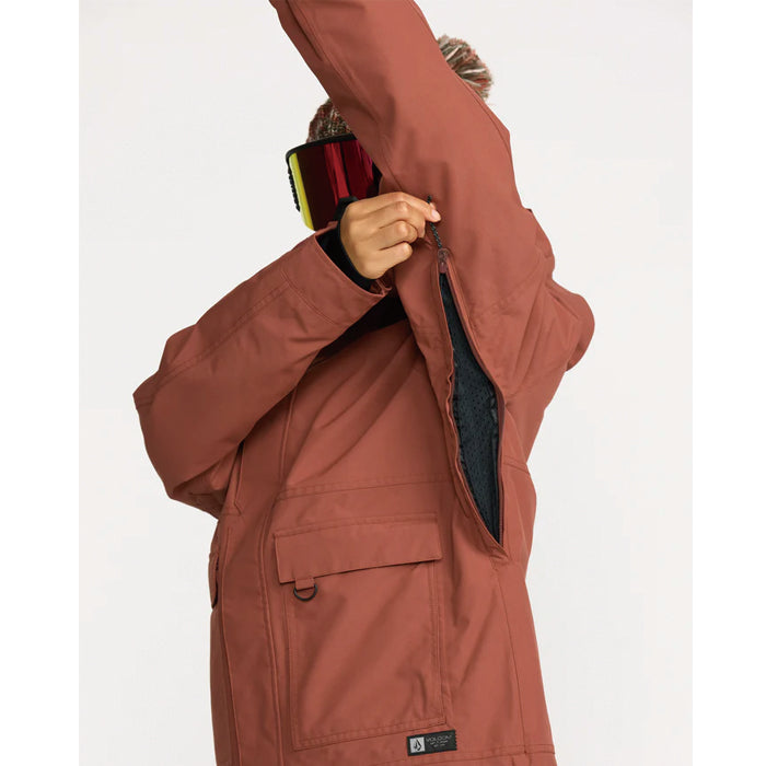 25-26 VOLCOM QC CRUISER INS PARKA HEN-HENNA 25-26