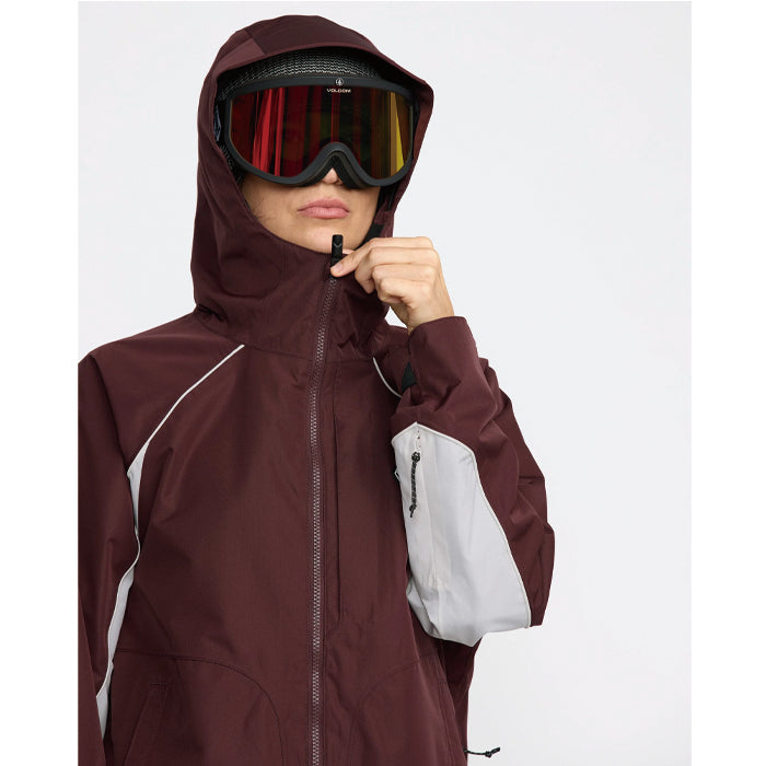 25-26 VOLCOM STONE SMOKESHOW 20K JACKET OXB-OXBLOOD 25-26