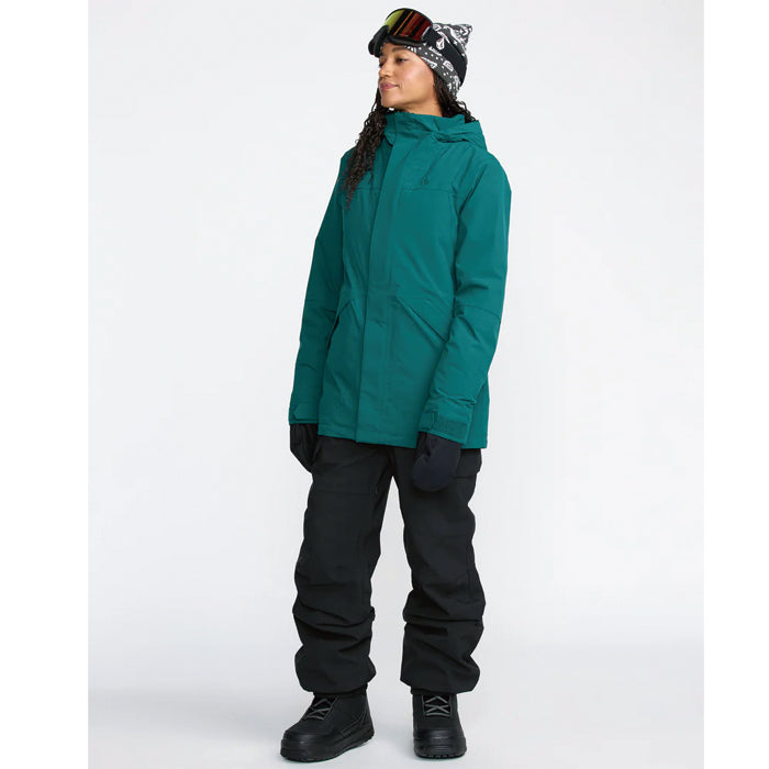 25-26 VOLCOM CRESTON 3D STRETCH BIB OVERALL BLK-BLACK 25-26