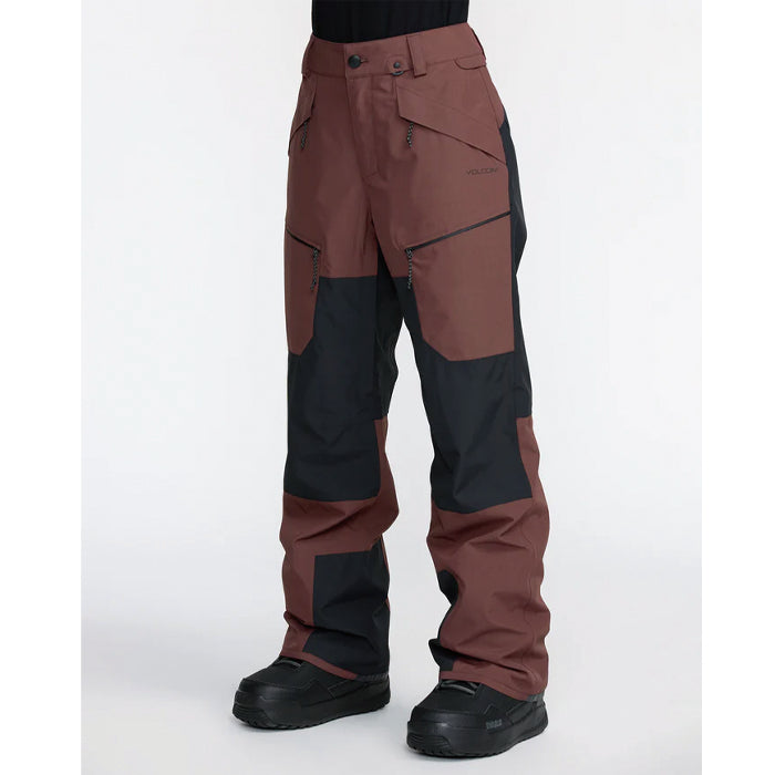 25-26 VOLCOM STONE MICA 20K PANT OXB-OXBLOOD 25-26