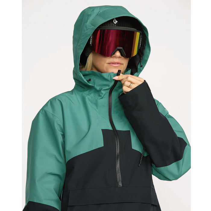 25-26 VOLCOM FERN INS GORE PULLOVER SUG-SPRUCE GREEN 25-26
