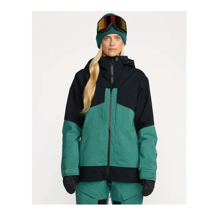 25-26 VOLCOM AT STRETCH GORE-TEX JACKET SUG-SPRUCE GREEN 25-26