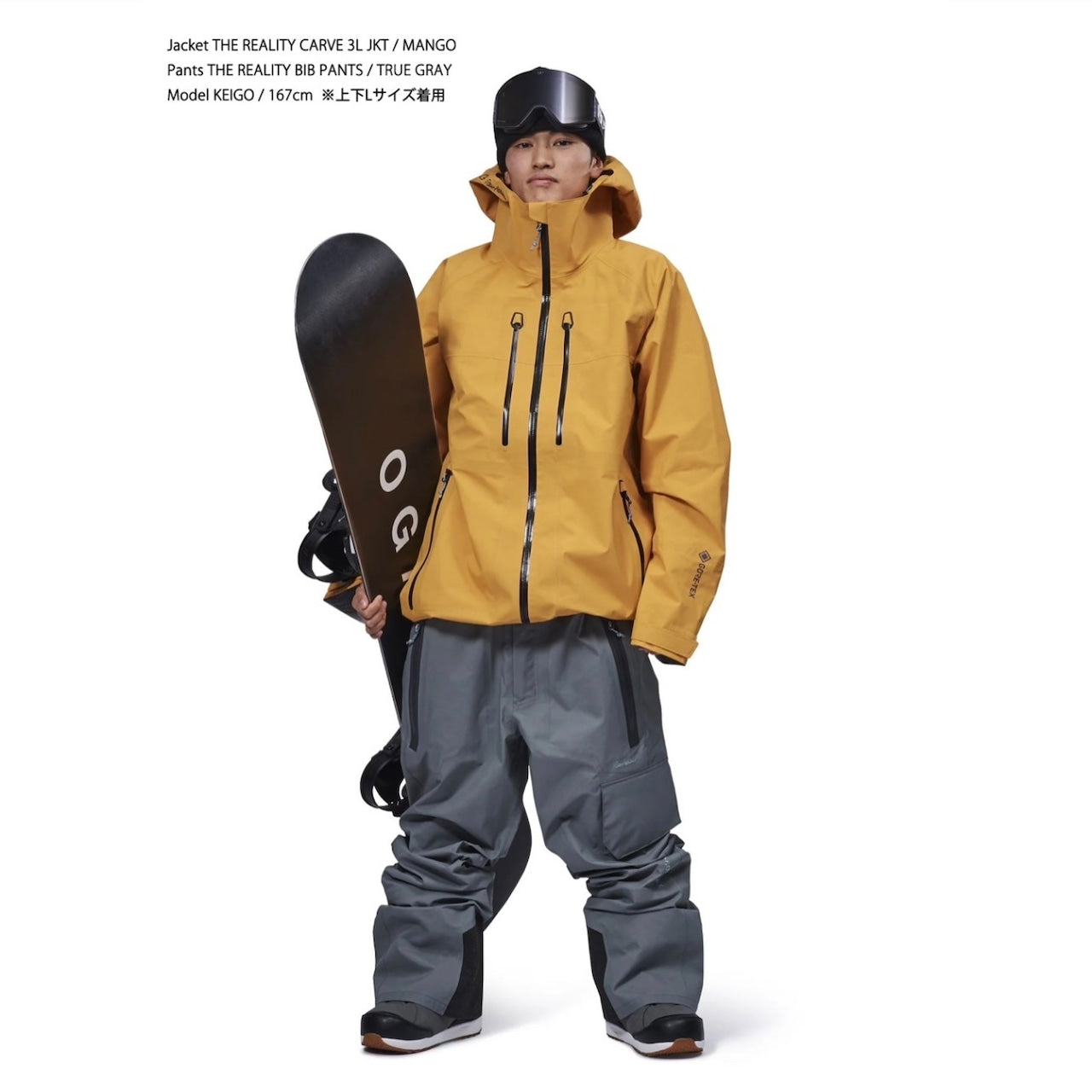 【REW アールイーダブリュー】 スノーボードウェア ゴアテックス REW 『 REALITY JKT 23 GORE-TEX 3L 』24-25 GORE-TEX スノーボード