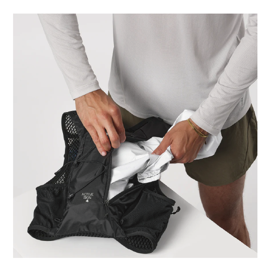 SALOMON  [salomon] ACTIVE SKIN 4 SET  Black Metal 26-27 日本正規品