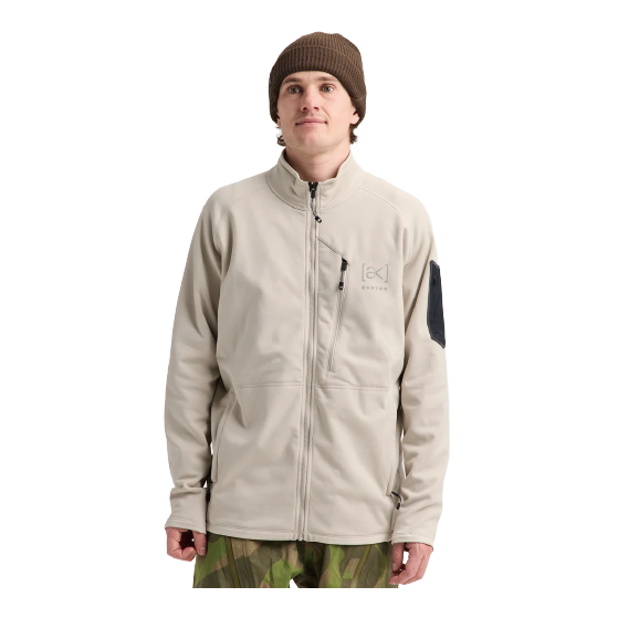 BURTON ウェア バートン  Men's [ak] Baker Stretch Fleece Full-Zip Chinchilla Gray 2422710E7M 26-27 スノーボードウェア 日本正規品