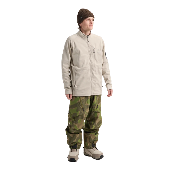 BURTON ウェア バートン  Men's [ak] Baker Stretch Fleece Full-Zip Chinchilla Gray 2422710E7M 26-27 スノーボードウェア 日本正規品