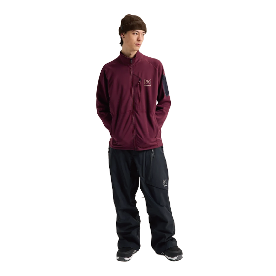 BURTON ウェア バートン  Men's [ak] Baker Stretch Fleece Full-Zip Rum Raisin 2422710FAK 26-27 スノーボードウェア 日本正規品