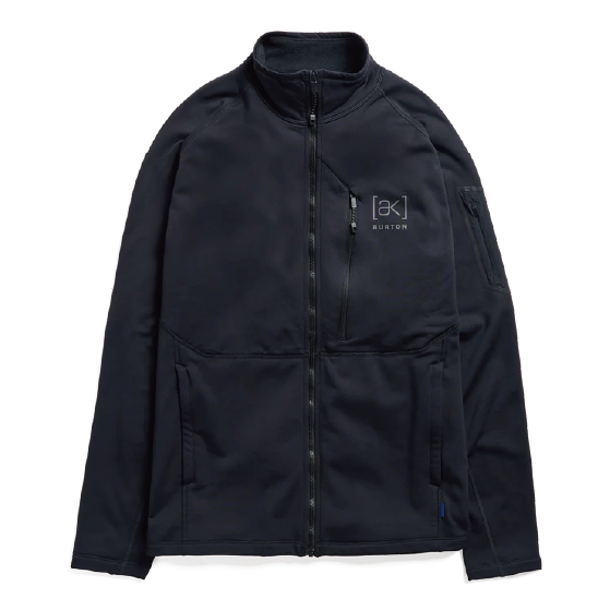 BURTON ウェア バートン  Men's [ak] Baker Stretch Fleece Full-Zip True Black 2422710A04 26-27 スノーボードウェア 日本正規品