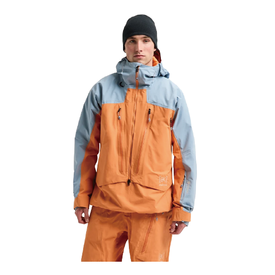 BURTON ウェア バートン  Men's [ak] Cyclic GORE-TEX 2L Anorak Airstream Blue/Goldfish Orange 3076110E6Y 26-27 スノーボードウェア 日本正規品