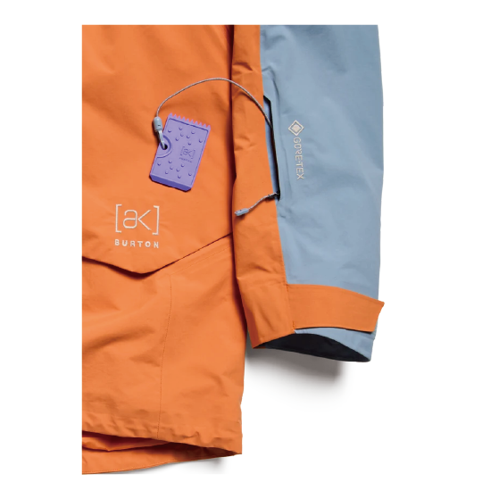 BURTON ウェア バートン  Men's [ak] Cyclic GORE-TEX 2L Anorak Airstream Blue/Goldfish Orange 3076110E6Y 26-27 スノーボードウェア 日本正規品