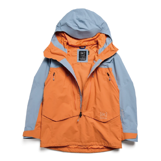 BURTON ウェア バートン  Men's [ak] Cyclic GORE-TEX 2L Anorak Airstream Blue/Goldfish Orange 3076110E6Y 26-27 スノーボードウェア 日本正規品
