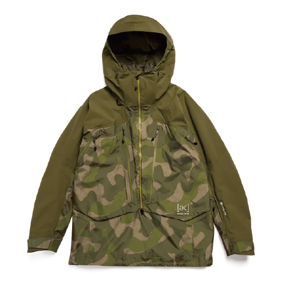 BURTON ウェア バートン  Men's [ak] Cyclic GORE-TEX 2L Anorak Dried Moss/Keel Camo 3076110E7C 26-27 スノーボードウェア 日本正規品