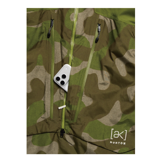 BURTON ウェア バートン  Men's [ak] Cyclic GORE-TEX 2L Anorak Dried Moss/Keel Camo 3076110E7C 26-27 スノーボードウェア 日本正規品