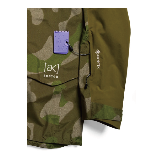 BURTON ウェア バートン  Men's [ak] Cyclic GORE-TEX 2L Anorak Dried Moss/Keel Camo 3076110E7C 26-27 スノーボードウェア 日本正規品
