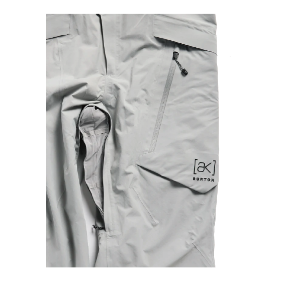 BURTON ウェア バートン  Men's [ak] Cyclic GORE-TEX 2L Bib Pants Apparition Gray 3076510E0I 26-27 スノーボードウェア 日本正規品