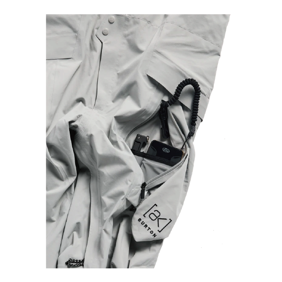 BURTON ウェア バートン  Men's [ak] Cyclic GORE-TEX 2L Bib Pants Apparition Gray 3076510E0I 26-27 スノーボードウェア 日本正規品