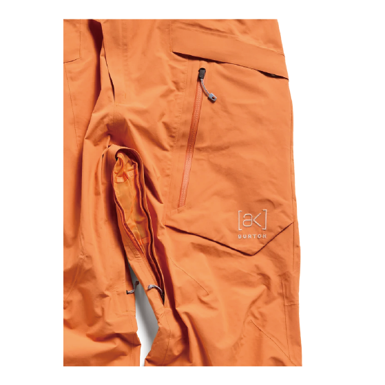 BURTON ウェア バートン  Men's [ak] Cyclic GORE-TEX 2L Bib Pants Goldfish Orange 3076510E7B 26-27 スノーボードウェア 日本正規品