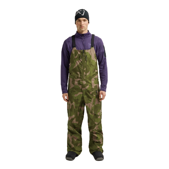BURTON ウェア バートン  Men's [ak] Cyclic GORE-TEX 2L Bib Pants Keel Camo 3076510E9S 26-27 スノーボードウェア 日本正規品
