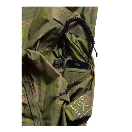 BURTON ウェア バートン  Men's [ak] Cyclic GORE-TEX 2L Bib Pants Keel Camo 3076510E9S 26-27 スノーボードウェア 日本正規品