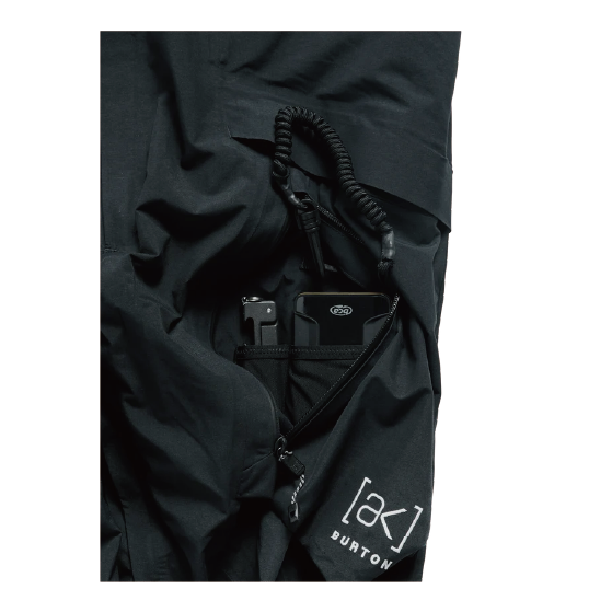 BURTON ウェア バートン  Men's [ak] Cyclic GORE-TEX 2L Bib Pants True Black 3076510A04 26-27 スノーボードウェア 日本正規品