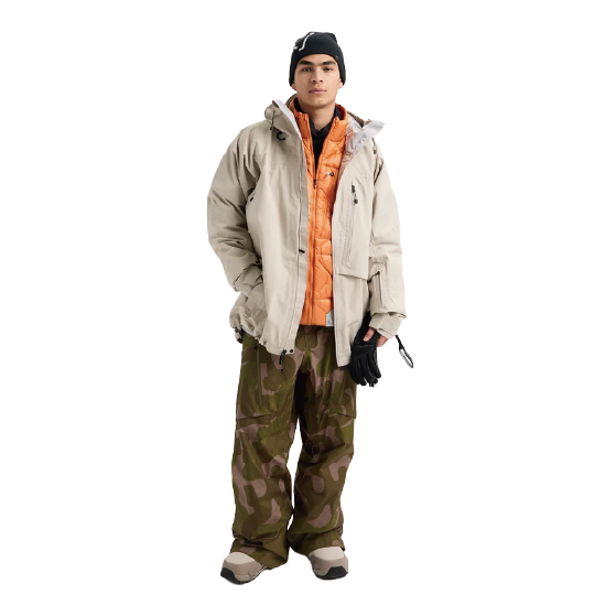 BURTON ウェア バートン  Men's [ak] Cyclic GORE-TEX 2L Jacket Chinchilla Gray 3076310E7M 26-27 スノーボードウェア 日本正規品