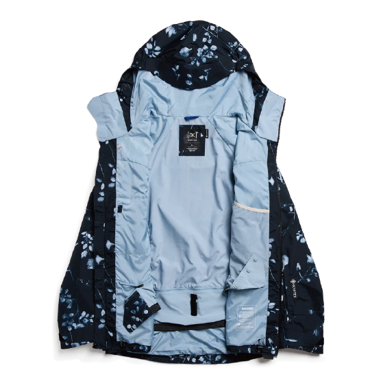 BURTON ウェア バートン  Men's [ak] Cyclic GORE-TEX 2L Jacket Cyanotype Floral 3076310E6D 26-27 スノーボードウェア 日本正規品