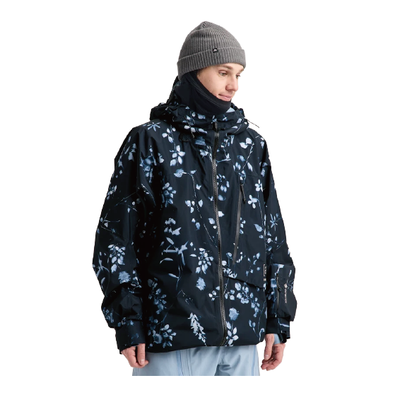 BURTON ウェア バートン  Men's [ak] Cyclic GORE-TEX 2L Jacket Cyanotype Floral 3076310E6D 26-27 スノーボードウェア 日本正規品