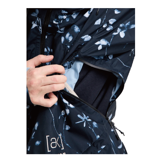 BURTON ウェア バートン  Men's [ak] Cyclic GORE-TEX 2L Jacket Cyanotype Floral 3076310E6D 26-27 スノーボードウェア 日本正規品