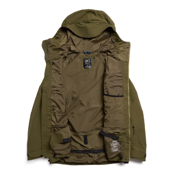 BURTON ウェア バートン  Men's [ak] Cyclic GORE-TEX 2L Jacket Dried Moss 3076310E7N 26-27 スノーボードウェア 日本正規品
