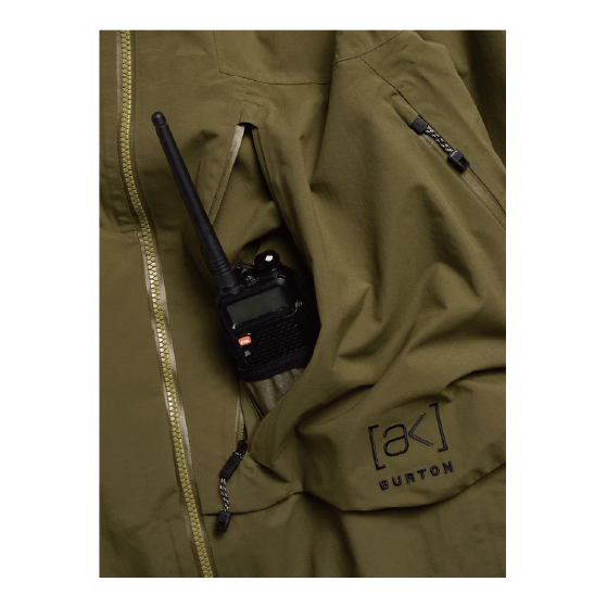 BURTON ウェア バートン  Men's [ak] Cyclic GORE-TEX 2L Jacket Dried Moss 3076310E7N 26-27 スノーボードウェア 日本正規品