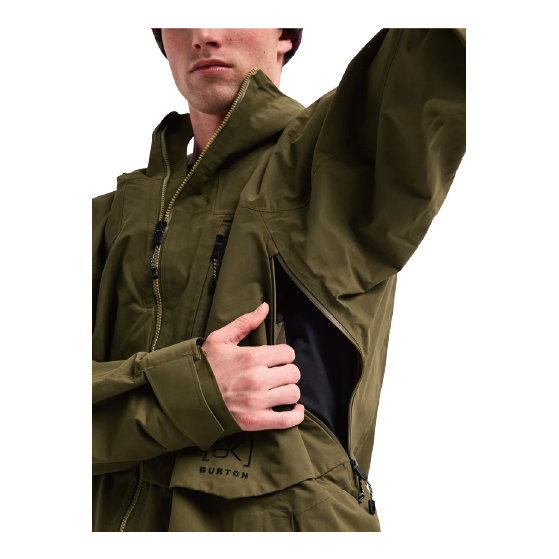 BURTON ウェア バートン  Men's [ak] Cyclic GORE-TEX 2L Jacket Dried Moss 3076310E7N 26-27 スノーボードウェア 日本正規品