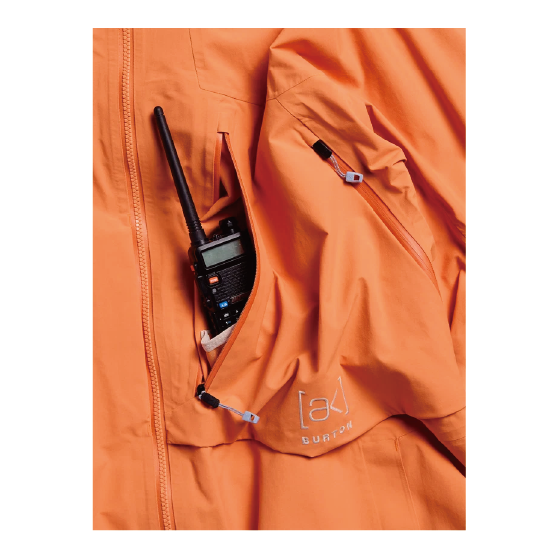BURTON ウェア バートン  Men's [ak] Cyclic GORE-TEX 2L Jacket Goldfish Orange 3076310E7B 26-27 スノーボードウェア 日本正規品