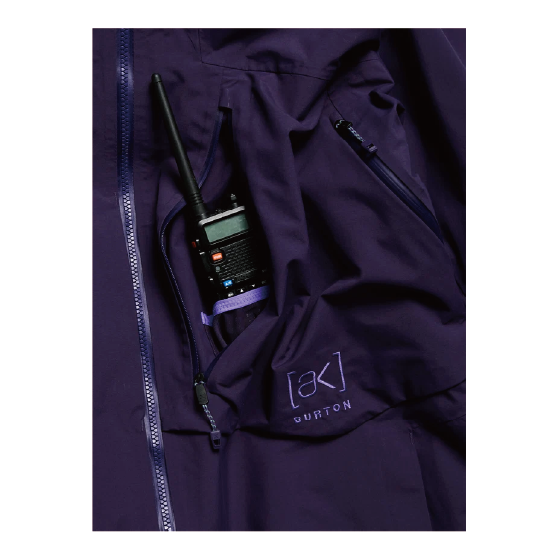 BURTON ウェア バートン  Men's [ak] Cyclic GORE-TEX 2L Jacket Nightshade Purple 3076310E7Z 26-27 スノーボードウェア 日本正規品