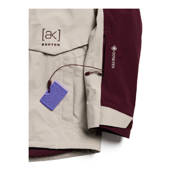 BURTON ウェア バートン  Men's [ak] Cyclic GORE-TEX 2L Jacket Rum Raisin/Chinchilla Gray 3076310EVG 26-27 スノーボードウェア 日本正規品
