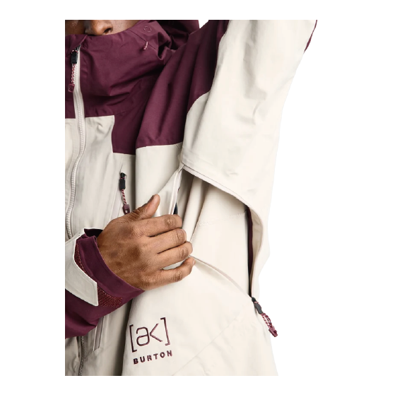 BURTON ウェア バートン  Men's [ak] Cyclic GORE-TEX 2L Jacket Rum Raisin/Chinchilla Gray 3076310EVG 26-27 スノーボードウェア 日本正規品