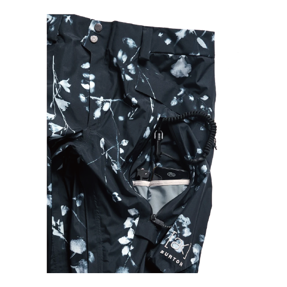 BURTON ウェア バートン  Men's [ak] Cyclic GORE-TEX 2L Pants Cyanotype Floral 3076710E6D 26-27 スノーボードウェア 日本正規品