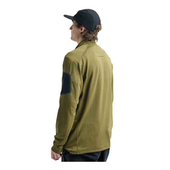 BURTON ウェア バートン  Men's [ak] Helium Grid Fleece Half-Zip Dried Moss 2422610E7N 26-27 スノーボードウェア 日本正規品