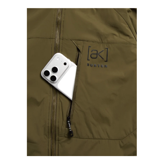 BURTON ウェア バートン  Men's [ak] Helium Hooded Stretch Insulated Jacket Dried Moss 2206913E7N 26-27 スノーボードウェア 日本正規品
