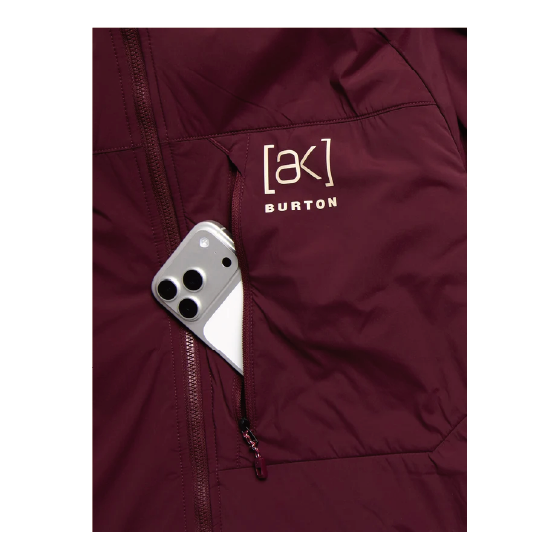 BURTON ウェア バートン  Men's [ak] Helium Hooded Stretch Insulated Jacket Rum Raisin 2206913FAK 26-27 スノーボードウェア 日本正規品