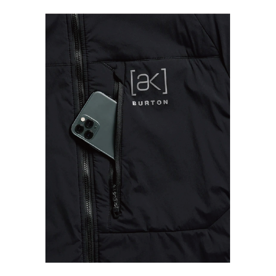 BURTON ウェア バートン  Men's [ak] Helium Hooded Stretch Insulated Jacket True Black 2206913A04 26-27 スノーボードウェア 日本正規品