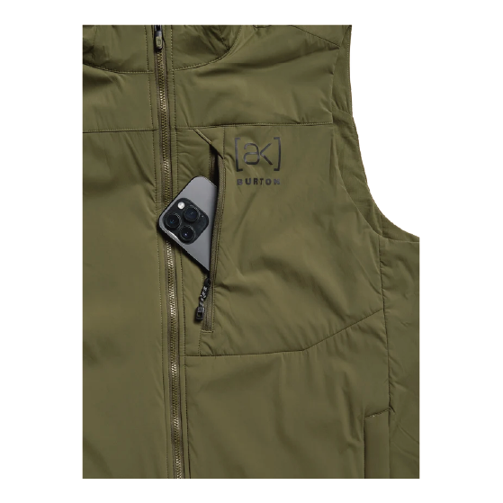BURTON ウェア バートン  Men's [ak] Helium Stretch Insulated Vest Dried Moss 2206312E7N 26-27 スノーボードウェア 日本正規品