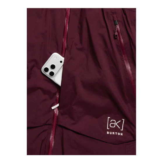 BURTON ウェア バートン  Men's [ak] Swash Down Insulated GORE-TEX 2L Jacket Rum Raisin 3075510FAK 26-27 スノーボードウェア 日本正規品